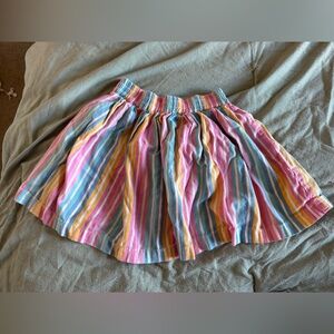 Colorful Striped kids Kite skirt size 6